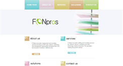 Desktop Screenshot of fonpros.com
